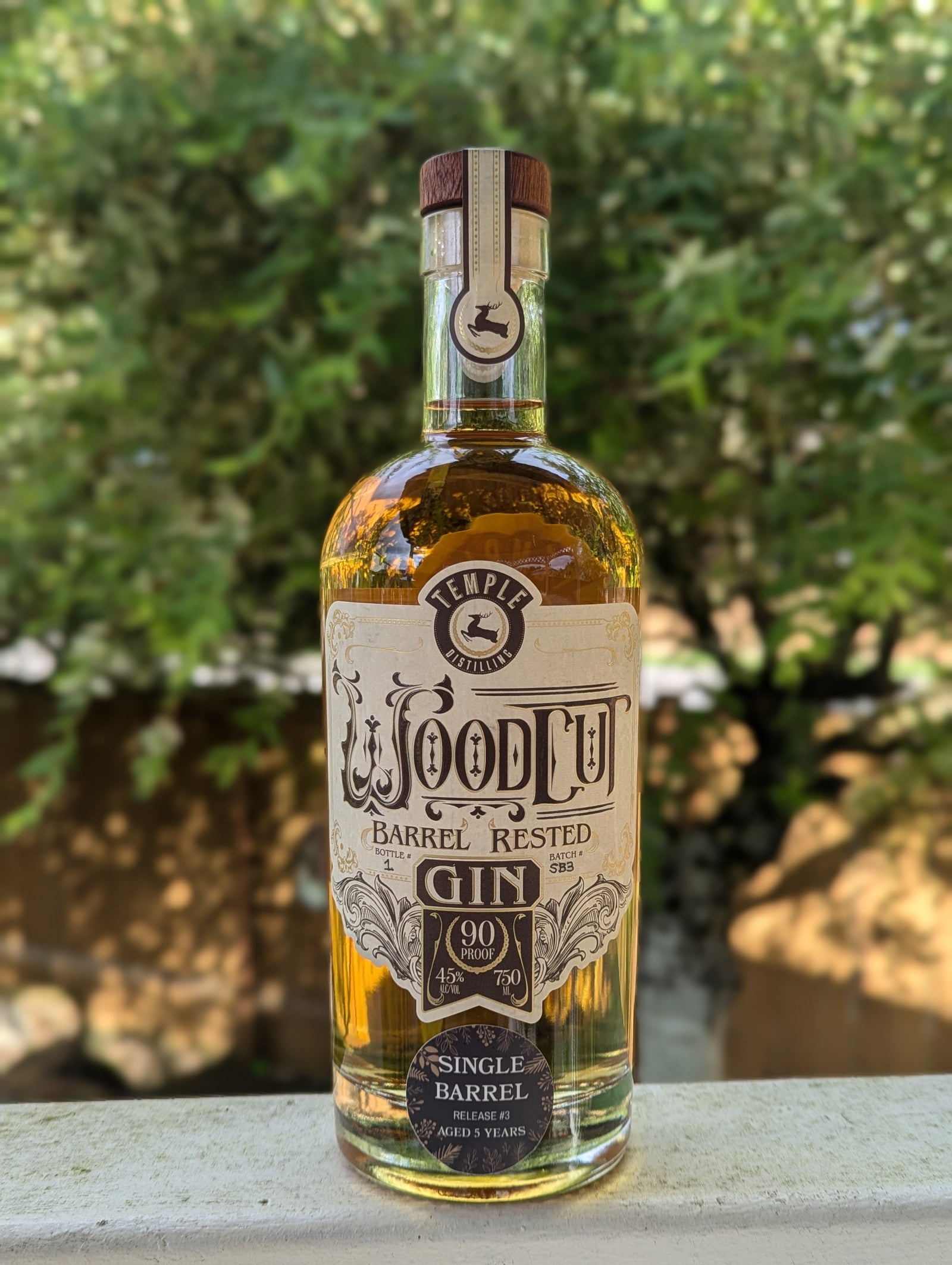 Woodcut Barrel Rested Gin - 5 Year Single Barrel Special Release